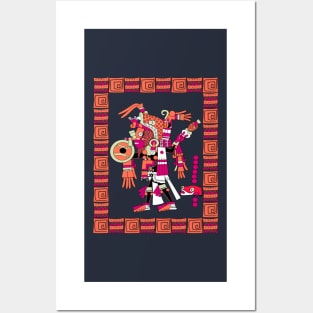 Aztec Warrior Posters and Art